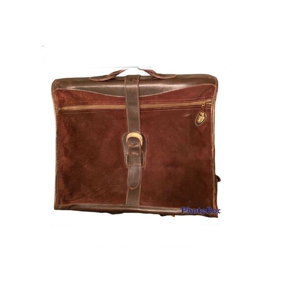 Neiman Marcus Other - Neiman Marcus Suede/ leather Men Garment Bag